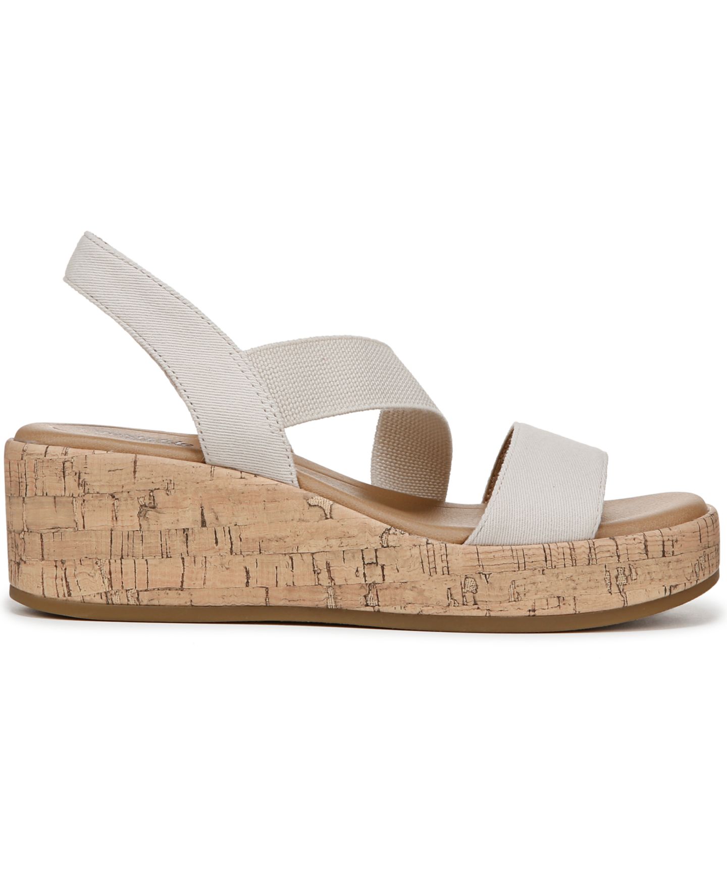 Женские сандалии LifeStride Odette Square Open Toe Wedge, цвет: Костяной белый — фото 2