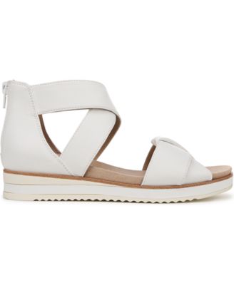 Women's Zoom Round Open Toe Crisscross Wedge Sandals