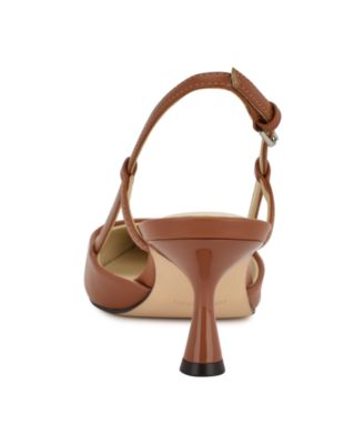 Women's Rhonda Kitten Heel Slingback Pumps