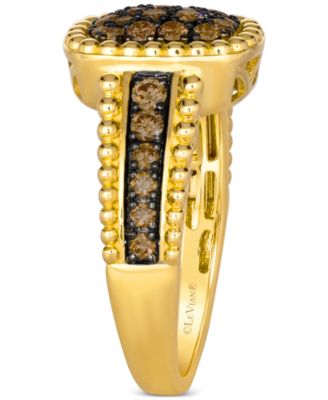 Chocolatier&reg; Chocolate Diamond&reg; (5/8 ct. t.w.) Ring in 14k Honey Gold