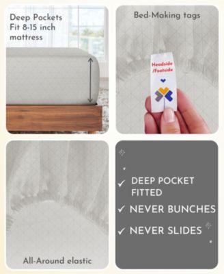 400 Thread Count 100% Cotton Printed Sheet Set - California Design Den