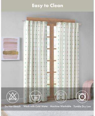 Stella Dot Metallic Embroidered Lined Window Panel, 50" x  84"