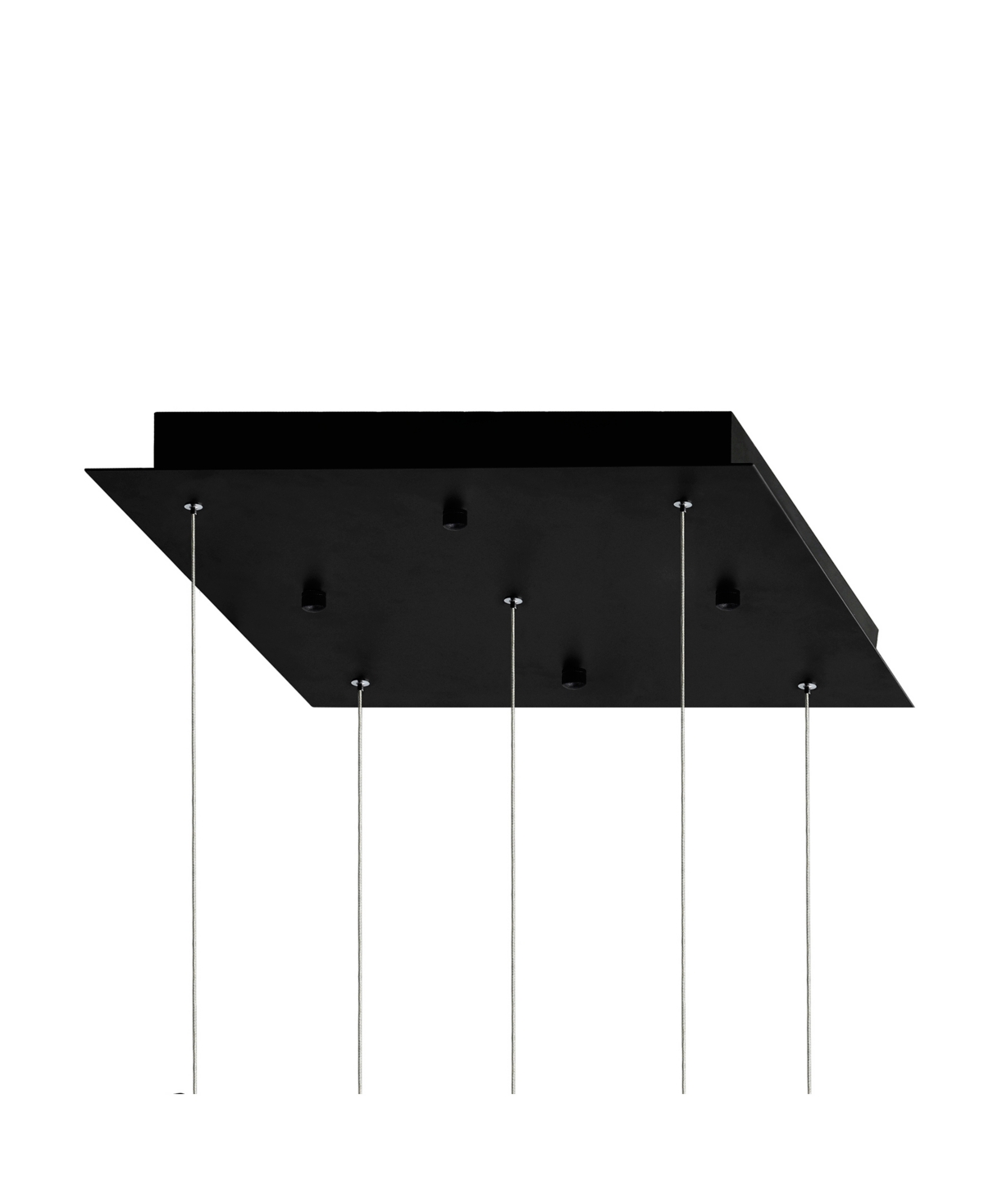 Cwi Lighting 16" Metal Greta Integrated Led Mini Pendant In Black