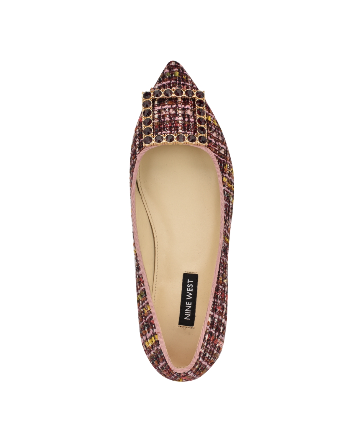 NINE WEST WOMEN'S JESIKE SLIP-ON POINTY TOE DRESS FLATS 