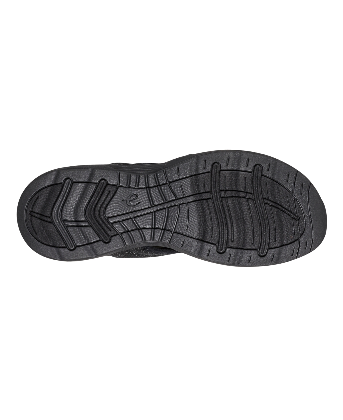 Shop Easy Spirit Women's Traciee Lightweight Flat Easy-on Sandals In Black Glitter