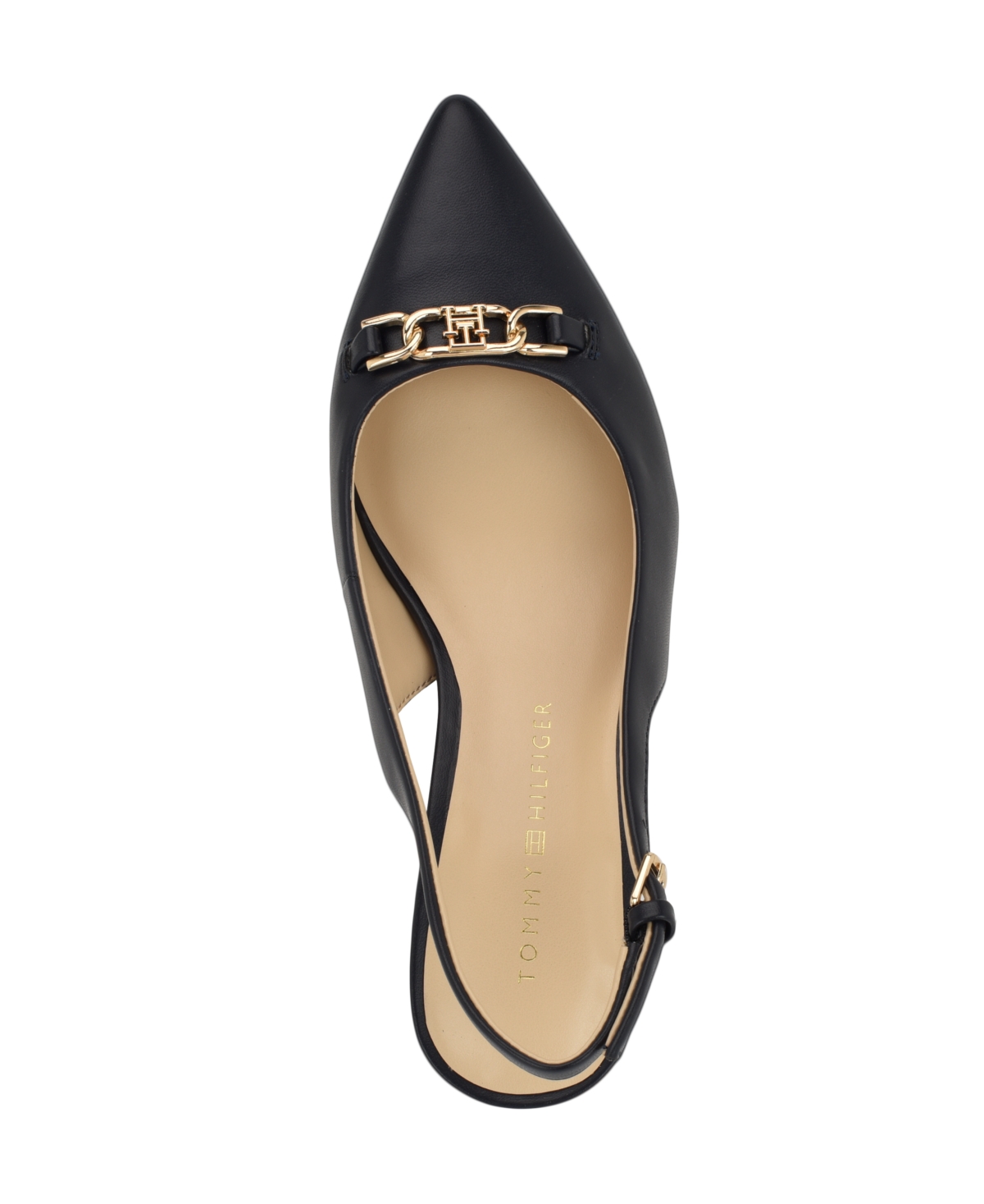 Tommy Hilfiger Women's Tienna Slingback Pointed Toe Pumps In Dark Blue