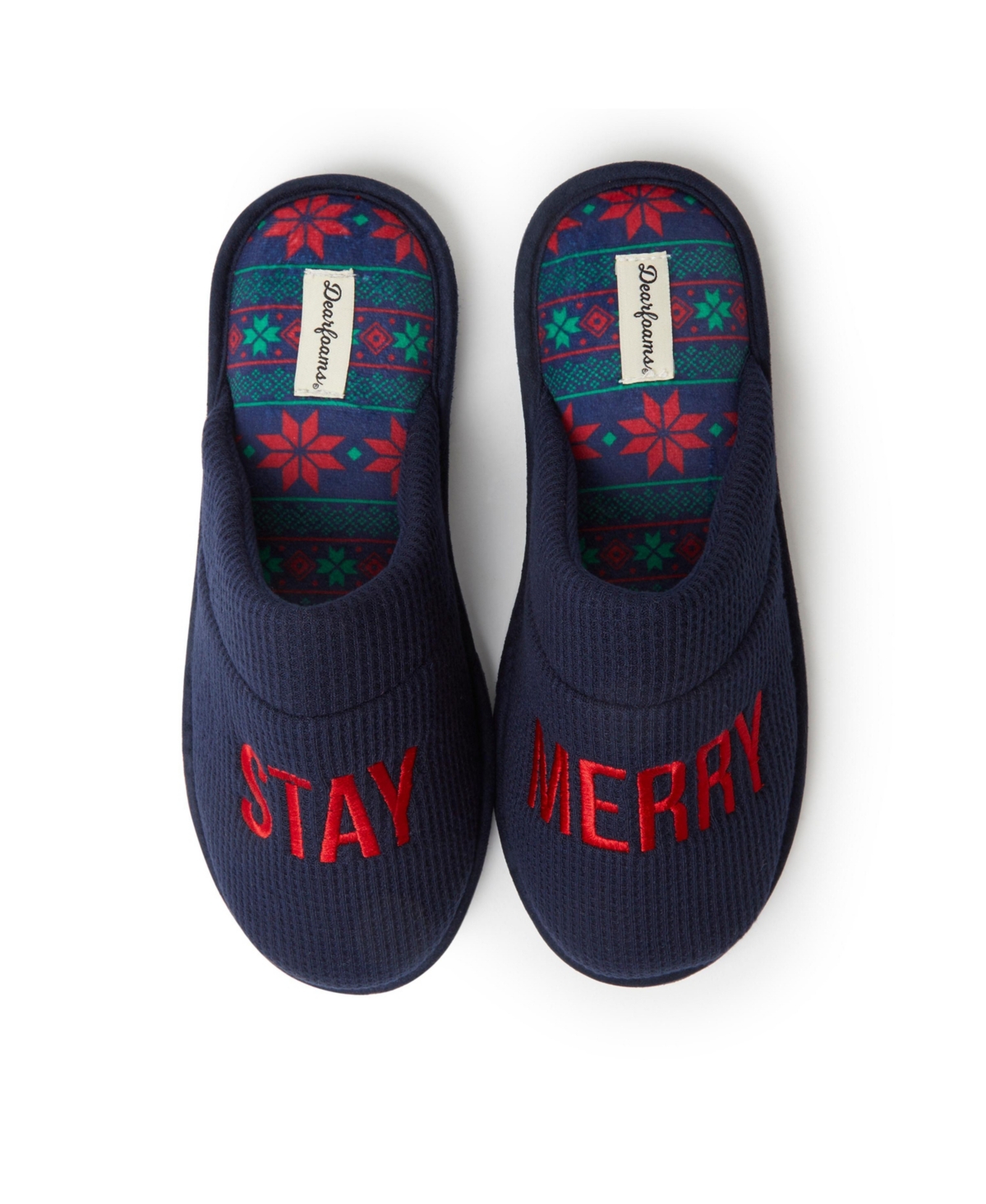 Men's Tyler Novelty Holiday Christmas Scuff Slipper - Buffalo check