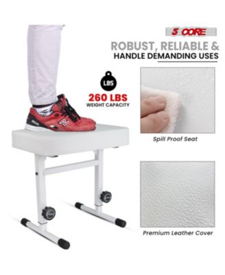 Keyboard Bench Piano Stool Thick Padded Seat Height Adjustable Keyboard Chair