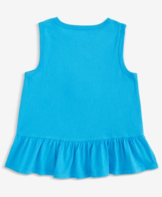 Toddler Girls Happy Day Ruffled Tank Top, Exclusively at Macy's
