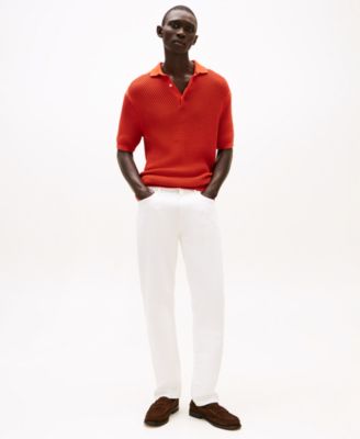 Men's Regular-Fit White Jeans