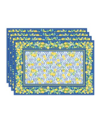 Laural Home - Lovely Lemons 13x19 Placemat