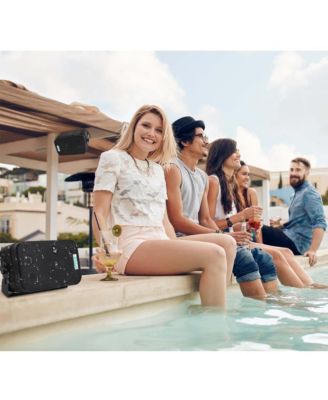 5.25" Indoor/Outdoor Waterproof Speakers - 400W Max Power, Bass Reflex Vent, Marine Grade Construction