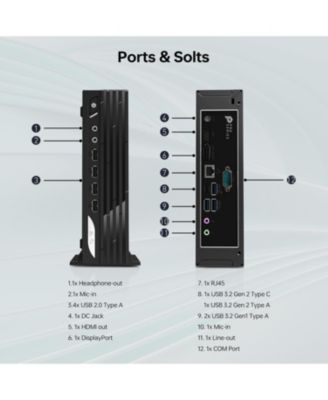 PRO DP21 Business MFF Desktop Intel Core i3 13100 8GB RAM Intel UHD Graphics 1TB SSD Storage Windows 11 Pro