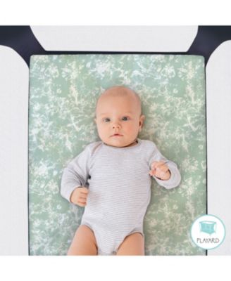 Pack n Play, Mini Crib, Portable Crib or Fitted Playard Sheets for Baby Girl, Boho Tie Dye, 3 Pack Set