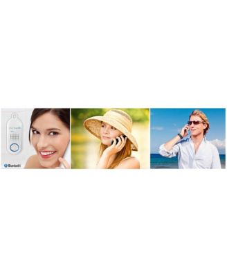 Surf Sound Bluetooth Waterproof Stereo Speaker & Handset for Cell Phones (Black)