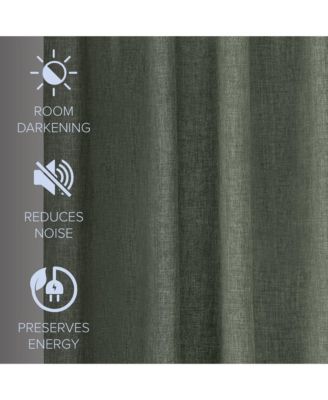 Garrett Textured Tie Knots Curtains Pair