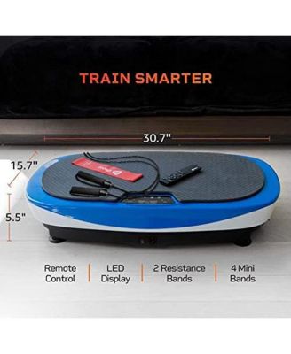 Rumblex Max 4D Vibration Plate with Resistance Bands - Full Body Exercise Machine for Home Fitness, Weight Loss