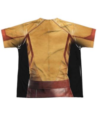 Boys Kid Uniform (Front/Back Print) Short Sleeve Poly Crew Tee / T-Shirt