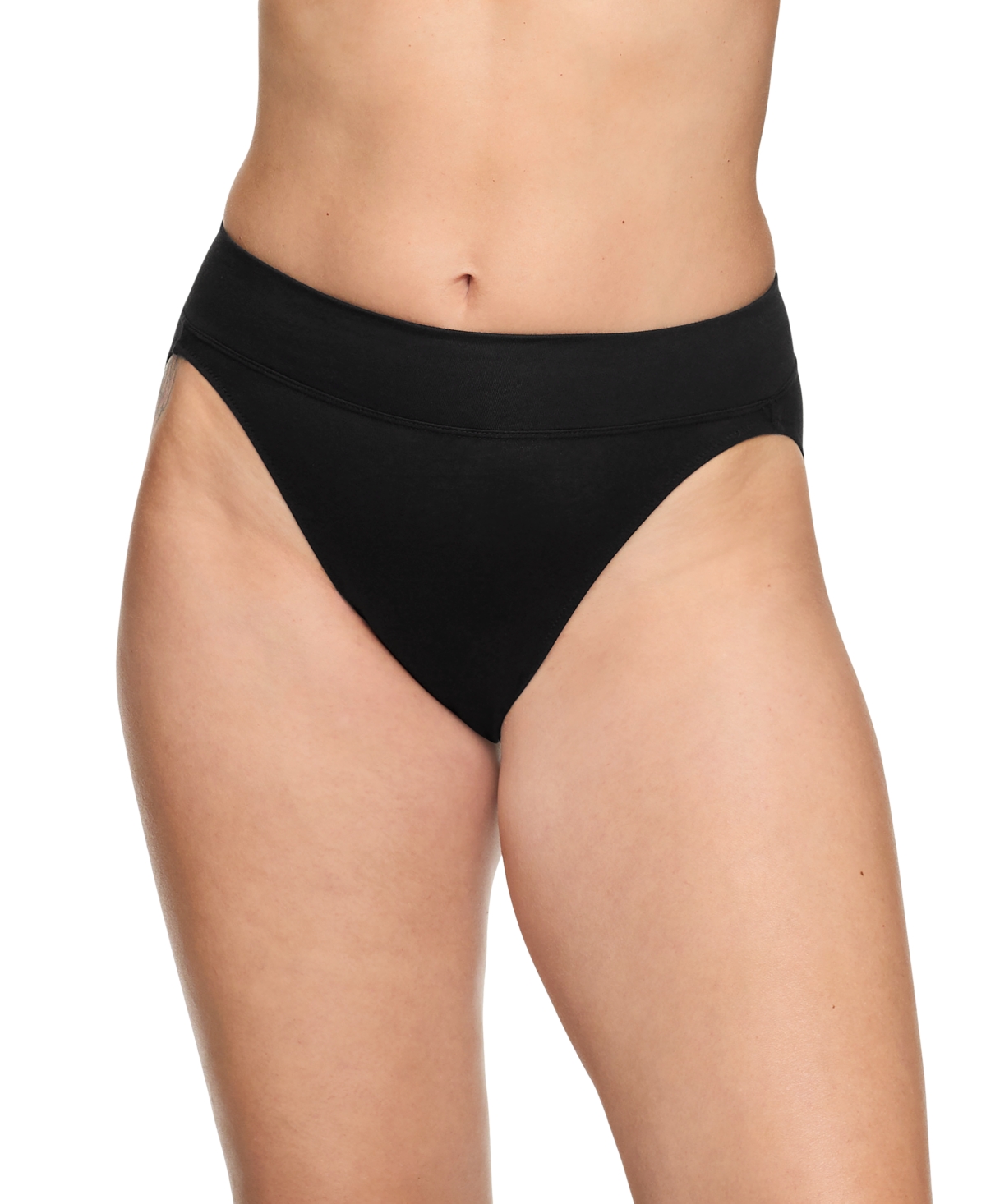 Warner's Women's 3-pk. No Pinching No Problems Hi-cut Underwear Rt4403p In Black,black,black