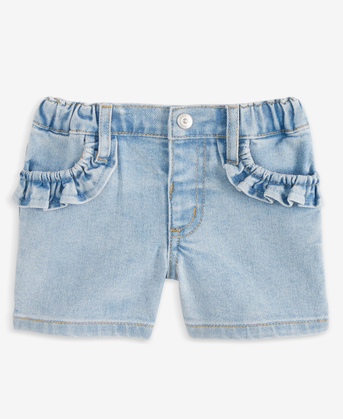 Epic Threads Toddler Girl Ruffle-pocket Jean Shorts, Exclusively At Macy's In Canning Wa