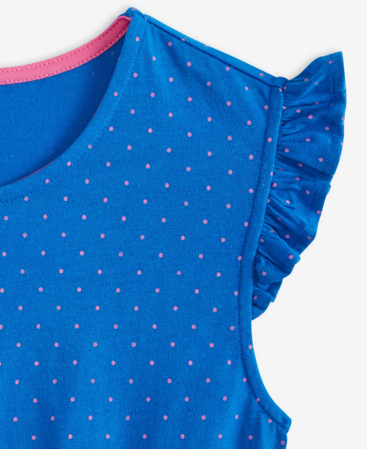 Epic Threads Kid Girl Dot-print Smocked-waist Dress, Exclusively At Macy's In Nautical B