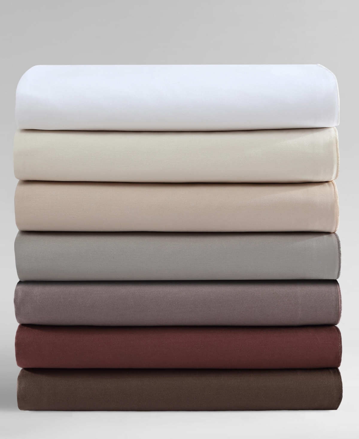 Calvin Klein Pearl Edge 300 Thread Count Cotton Sateen 4-pc. Sheet Set, Queen In Elk Brown