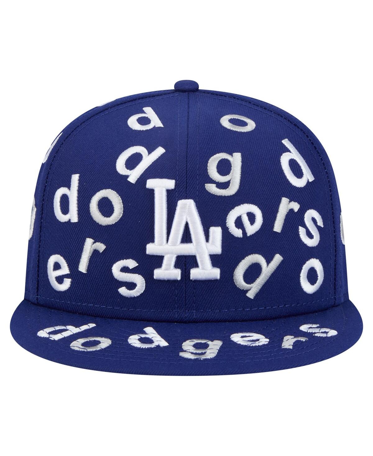 Shop New Era Men's Royal Los Angeles Dodgers Team Confetti 59fifty Fitted Hat