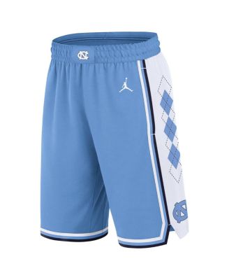 Men's Carolina Light Blue North Carolina Tar Heels Road Replica Performance Basketball Shorts