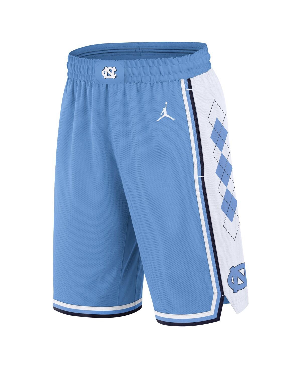 Jordan Men's Carolina Light Blue North Carolina Tar Heels Road Replica Performance Basketball Shorts