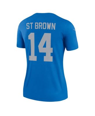 Women's Amon-Ra St. Brown Blue Detroit Lions Alternate Legend Player Performance Jersey