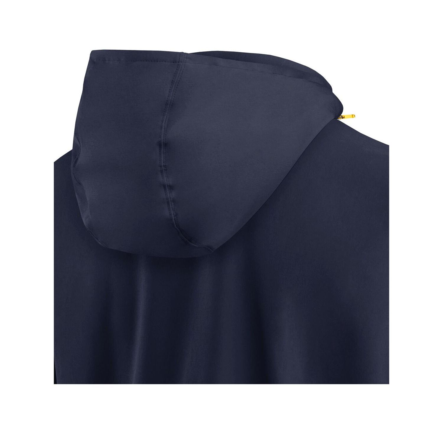 Men's Navy Michigan Wolverines Sideline Coaches Quarter-Zip Jacket