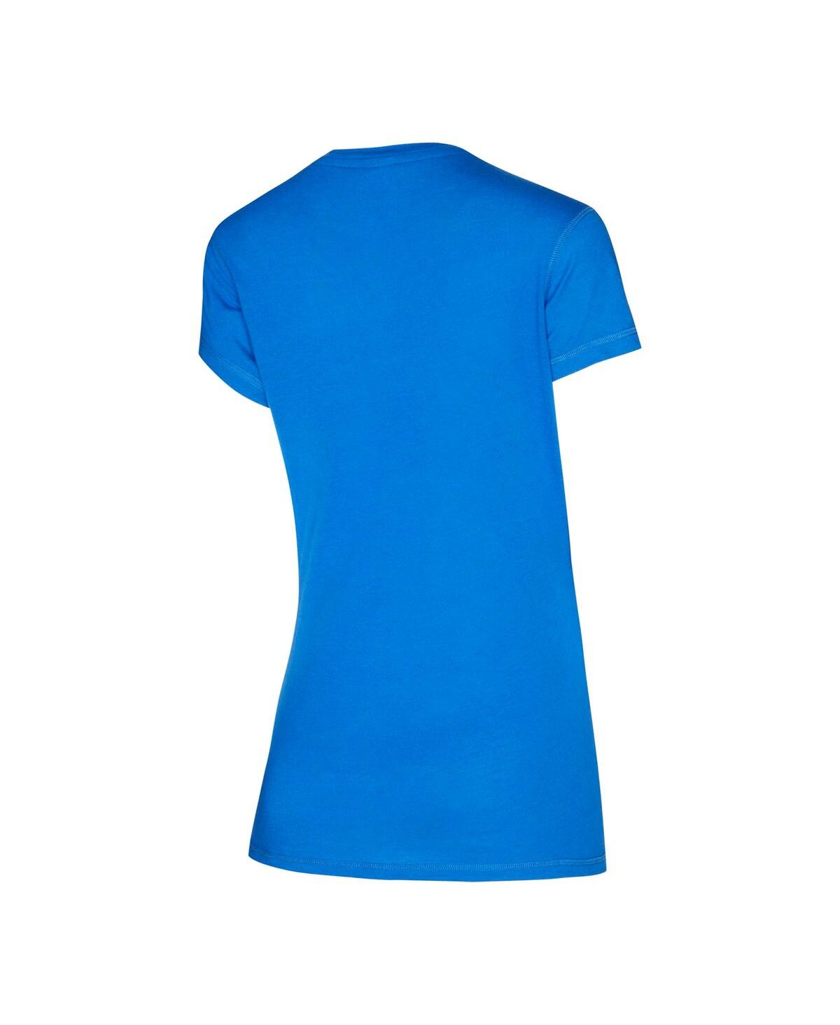 Concepts Sport Women's Tampa Bay Lightning Vector T-shirt Pants Sleep Set In Blue,black
