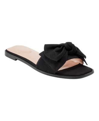 Women's Violeta Bow Flat Slide Sandals