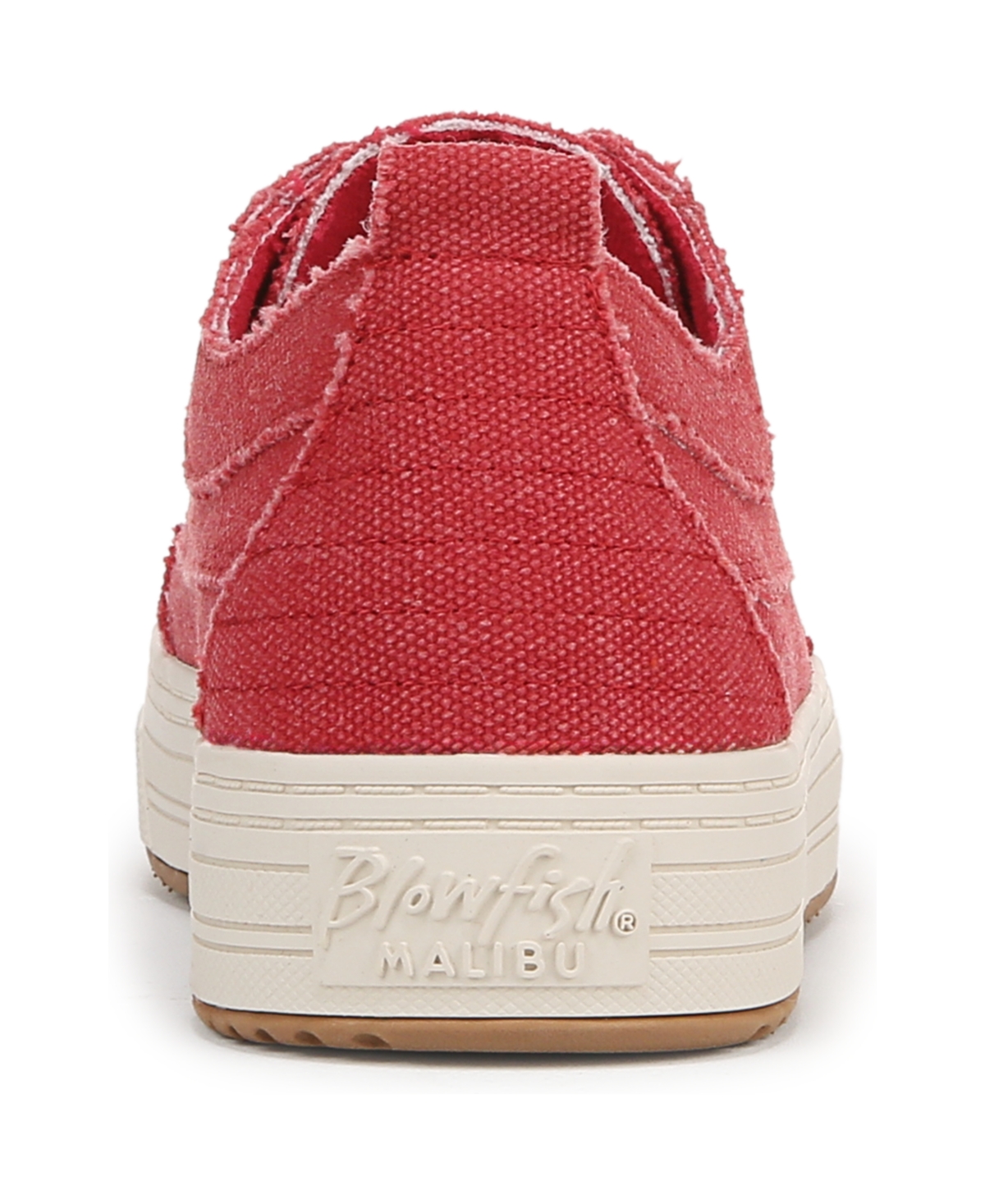 Blowfish Malibu Women's Super Play Slip On Platform Sneakers In Red Canvas
