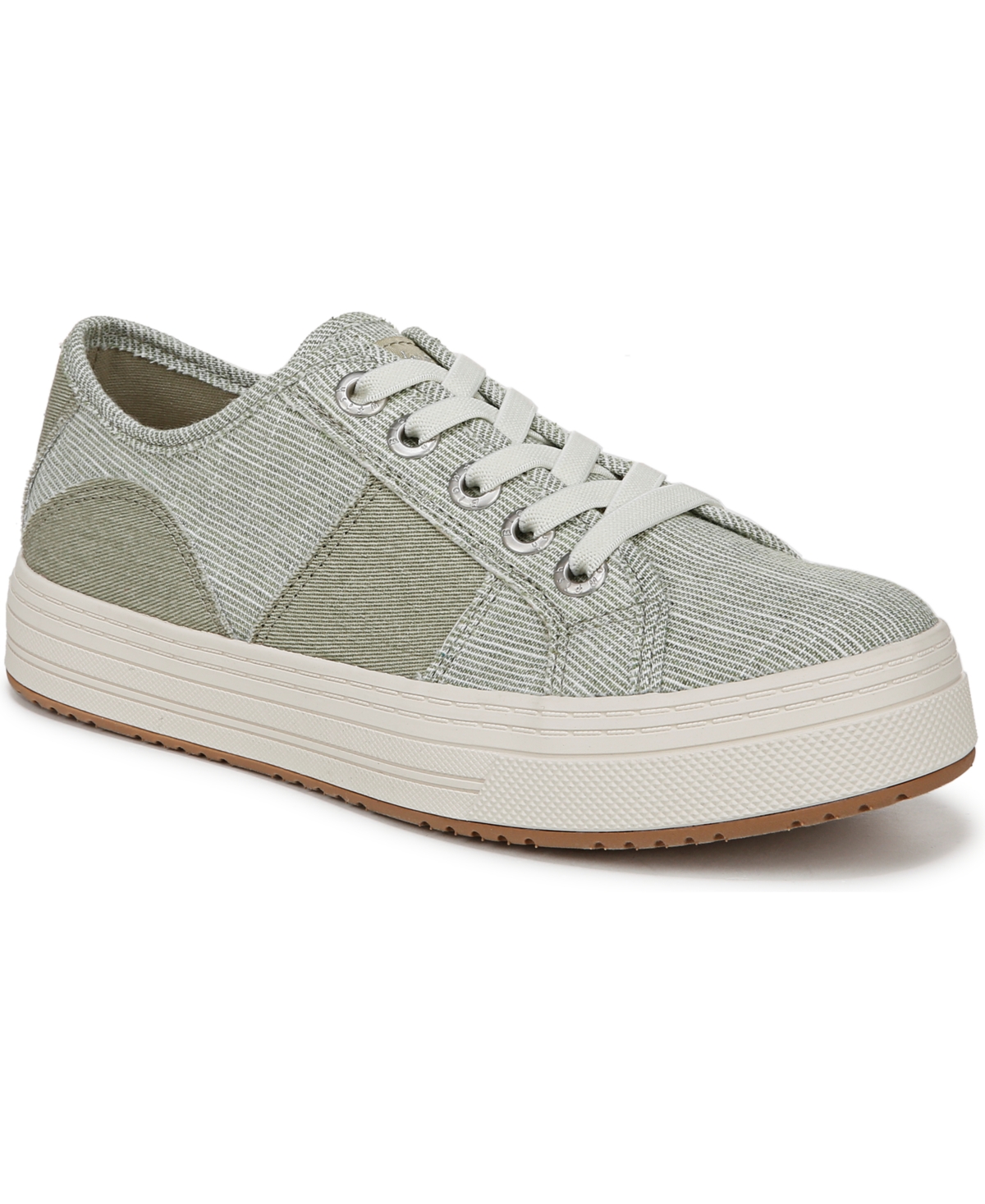 Shop Blowfish Malibu Women's Super Smile Lace Up Platform Sneakers In Pistachio Fabric