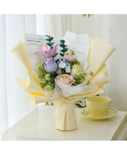 Детские конструкторы Robotime Spring Time Bouquet 3D Puzzle, Ages 3+