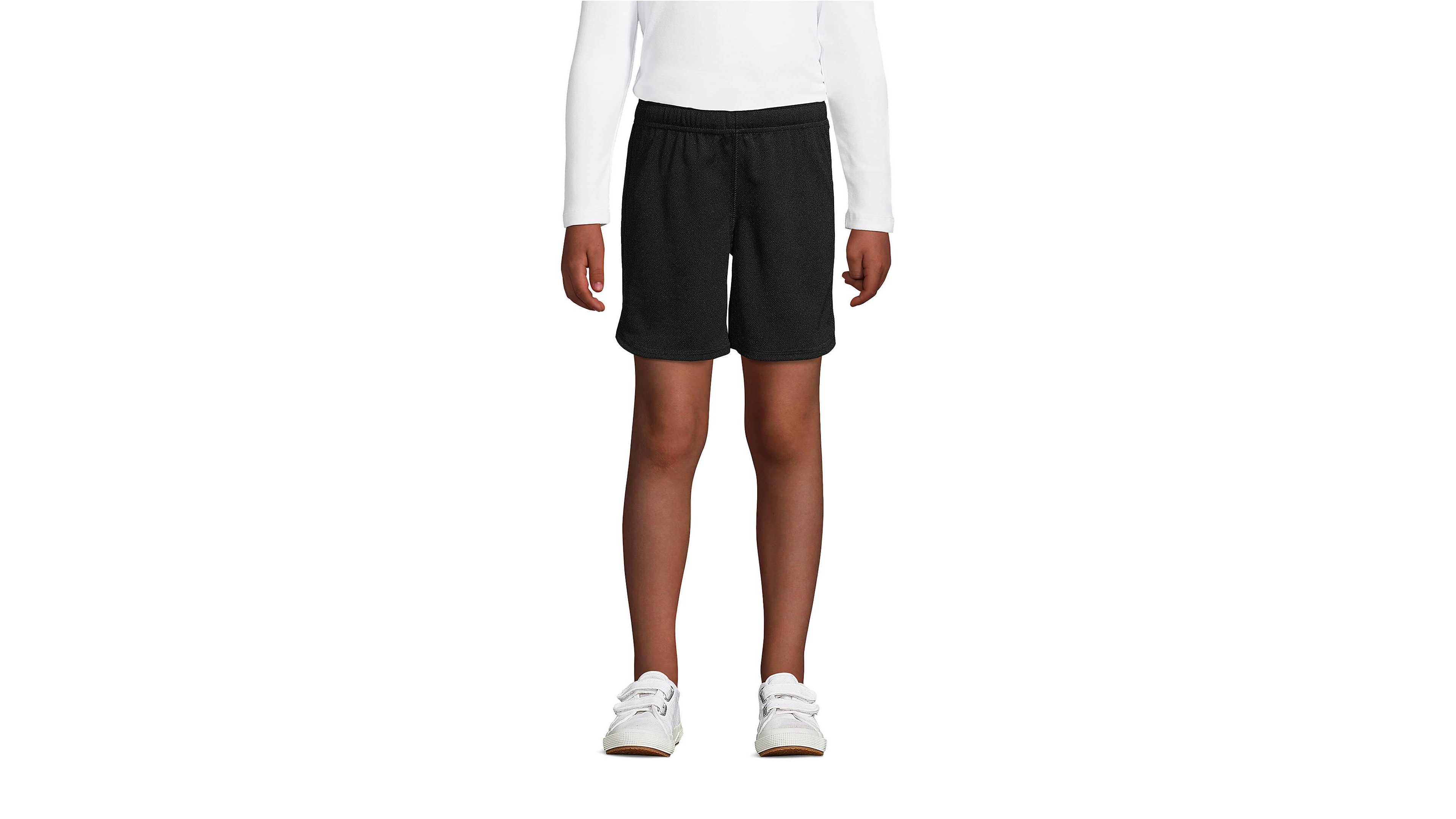 Lands' End Girls Mesh Gym Shorts