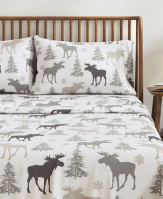 Ultra-Soft Turkish Cotton Flannel Lodge Print Sheet Set