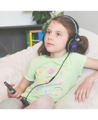 KidJamz KJ55U (2 Pack) USB-C Kid s Headphones w/ LED Lights