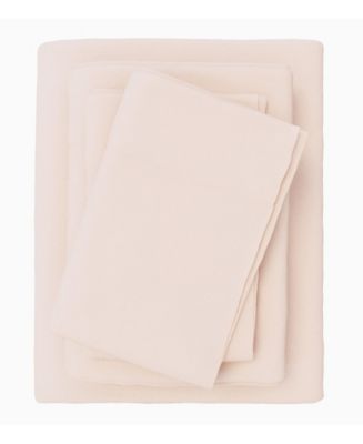 Turkish Cotton Double-Brushed Flannel Bed Sheet Set - Macy's