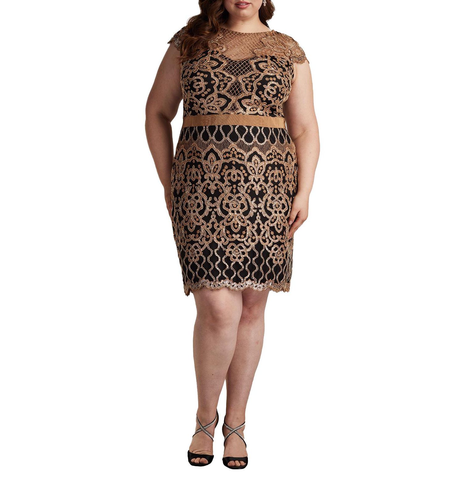 Miranda Sequin Embroidered Dress - PLUS SIZE