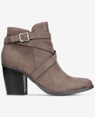 Women's Zetaa Strappy Belt-Heel Booties