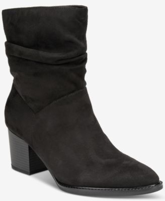 Women's Genoviaa Scrunch Booties, Created for Macy's