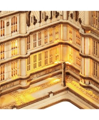 3D Jigsaw Puzzle Big Ben London Architecture Wooden Model Kits for Teens/Adults, 3.9"4.2"7.5"