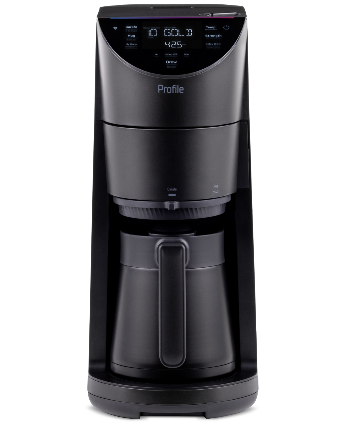 Ge Appliances Profile Smart Grind And Brew Coffee Maker With Podless Single Serve In Black