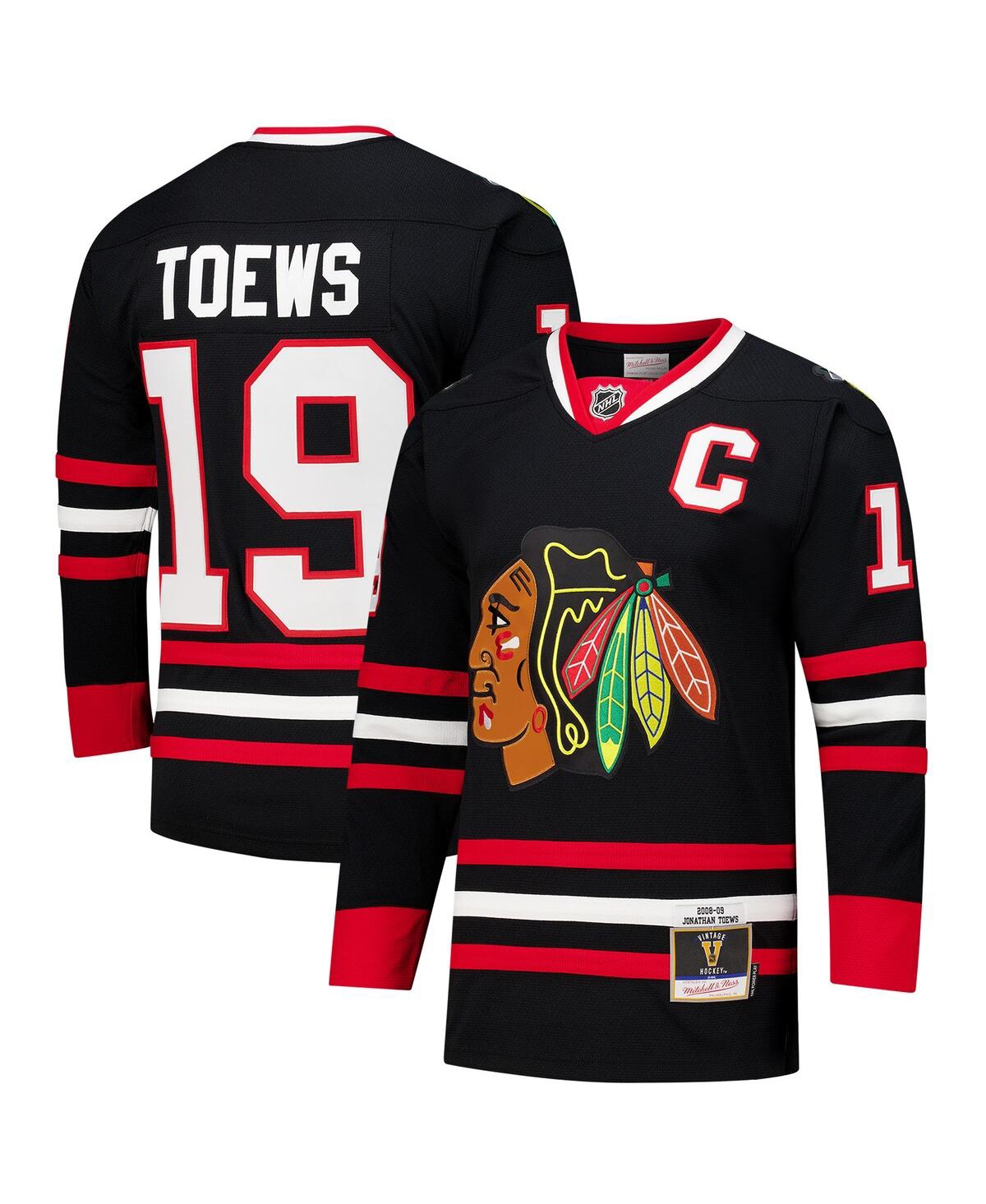 Mitchell & Ness Men's Jonathan Toews Black Chicago Blackhawks 2008-09 Power Play Jersey