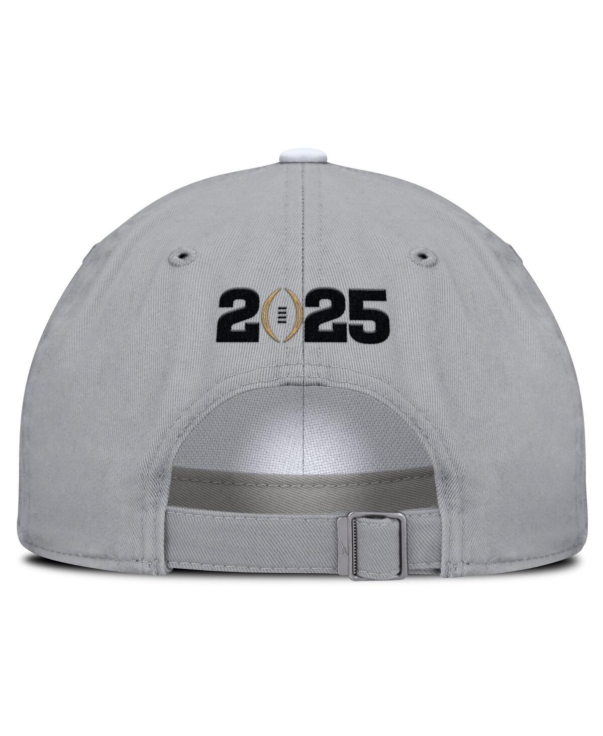 Nike Men's And Women's White/gray Clemson Tigers 2024 College Football Playoff Club Adjustable Hat In White,gray