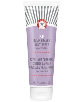 KP Bump Eraser Body Scrub with 10% AHA – Body Exfoliant for Keratosis Pilaris, 8.0 oz.