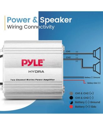 Double DIN Marine Bluetooth Stereo Receiver with DVD/CD/MP3/USB/AUX - Black