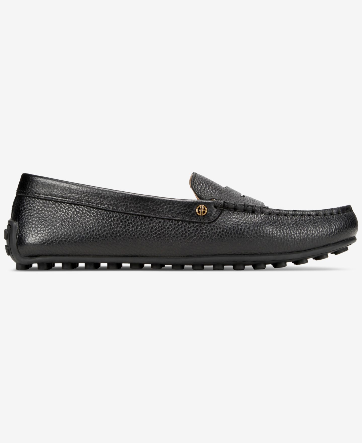 Женские туфли Giani Bernini Carinna Slip On Driver, цвет: Чёрный кожаный — фото 2